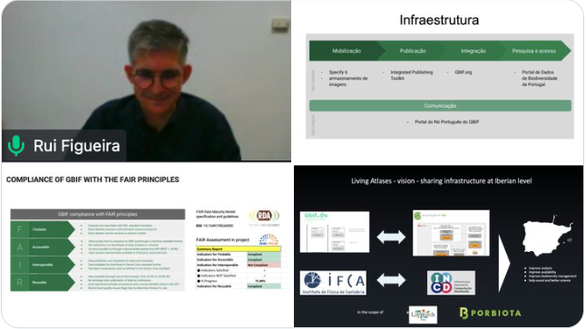 Rui Figueira presents the @GBIFPortugal node